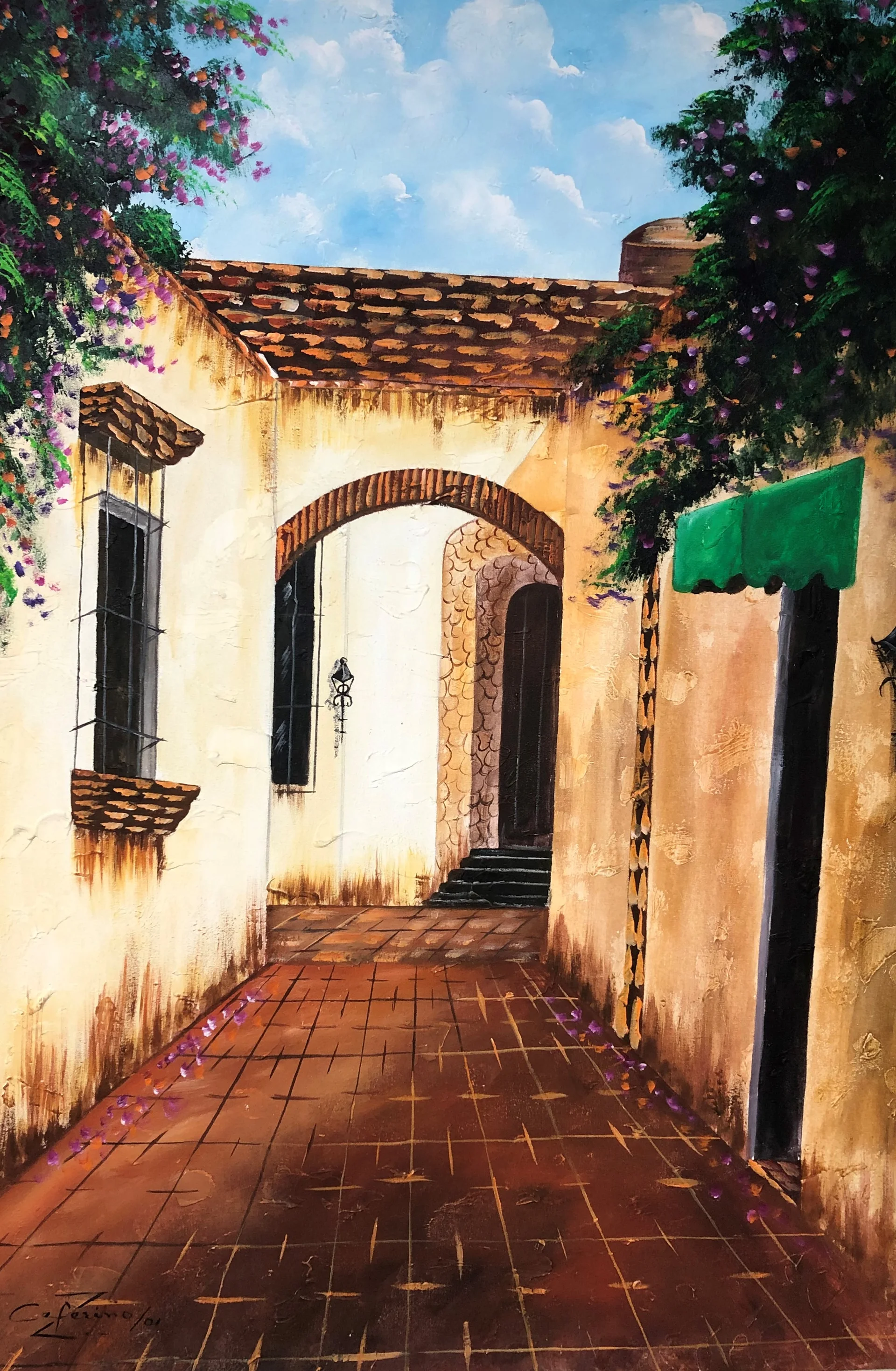 Pintura titulada "Colonial"