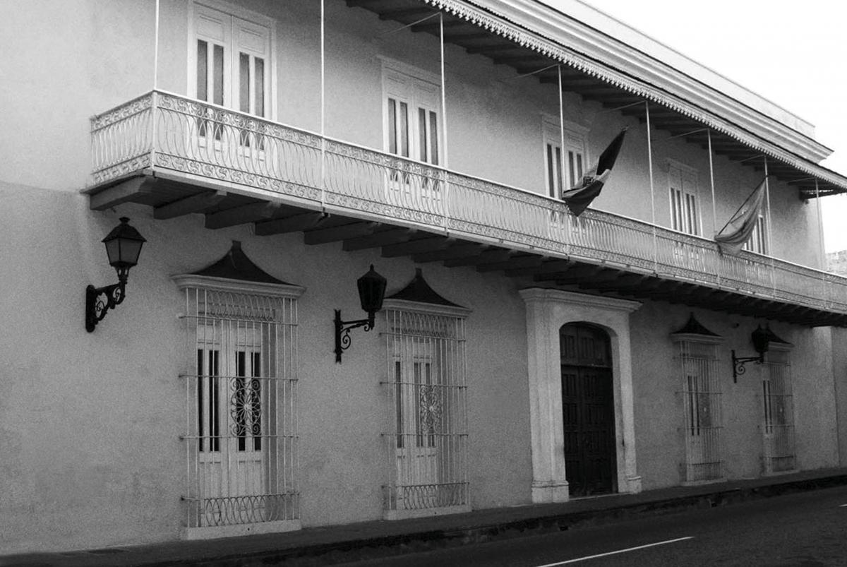 Fachada de la primera oficina de la Superintendencia de Bancos