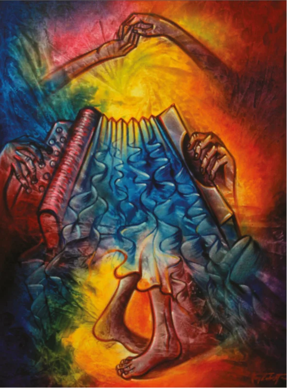 Pintura titulada Ritmo De Guandulito